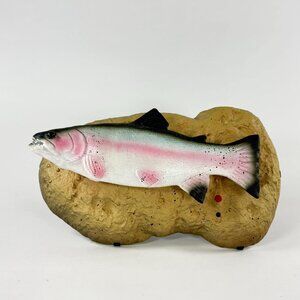 Vintage 1999 Gemmy Travis The Singing Trout Animated Fish Wall Mount Tested